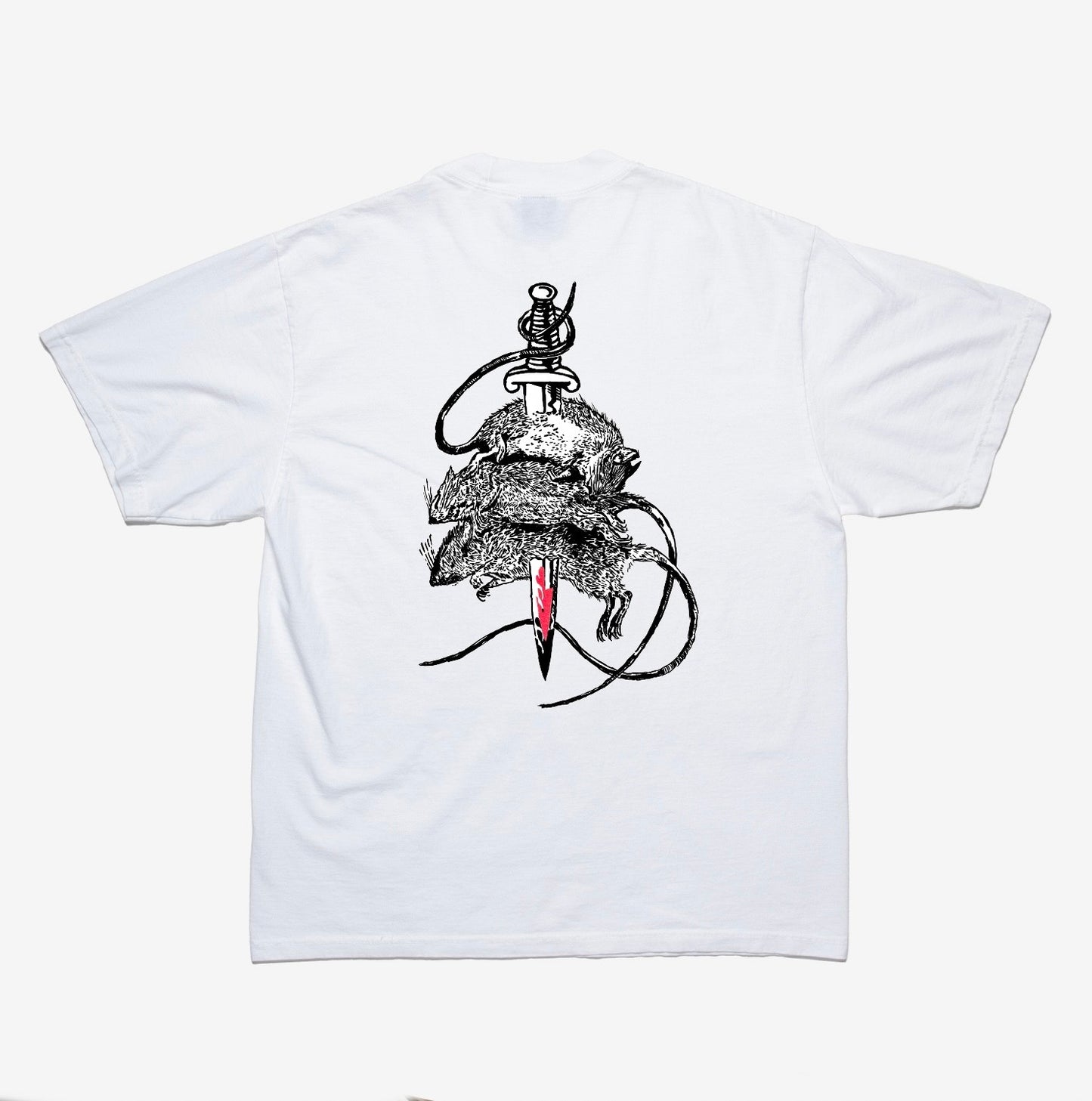 STACKING RATS TEE WHITE