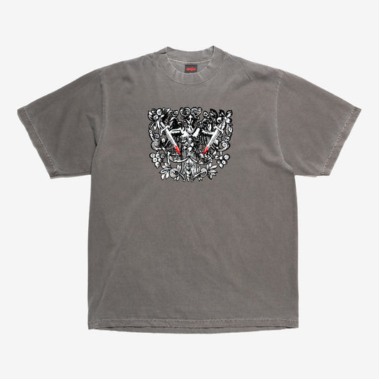 DOUBLE DAGGER TEE GREY